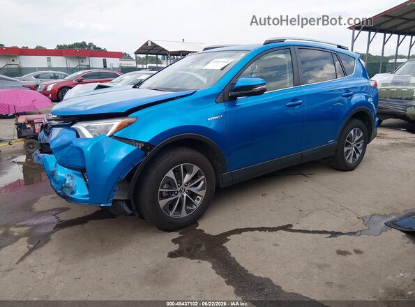 JTMRJREV4HD139632 2017 TOYOTA RAV4 HYBRID Blue Front left