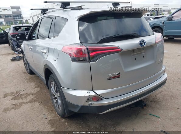 JTMRJREV5GD010927 2016 TOYOTA RAV4 HYBRID Silver Trasero izquierdo