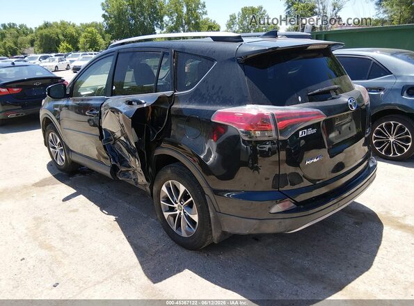 JTMRJREV5JD207913 2018 TOYOTA RAV4 HYBRID Black Trasero izquierdo