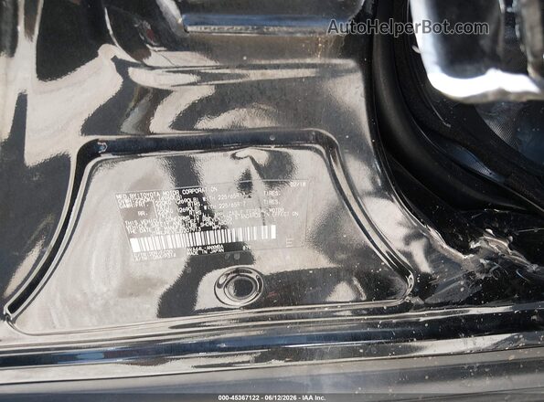 JTMRJREV5JD207913 2018 TOYOTA RAV4 HYBRID Black Vista del compartimento del motor