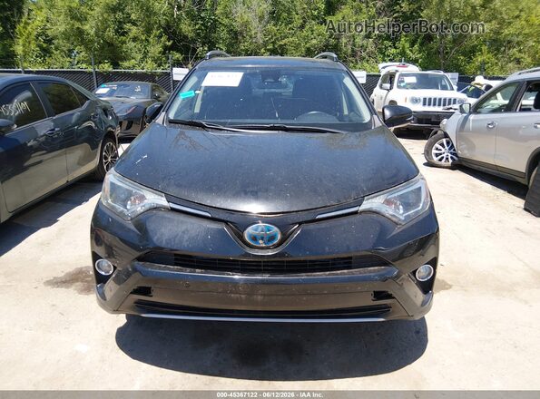 JTMRJREV5JD207913 2018 TOYOTA RAV4 HYBRID Black Vista del cuadro de instrumentos