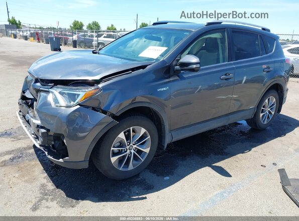 JTMRJREV6GD005977 2016 TOYOTA RAV4 HYBRID Gray Przód lewy