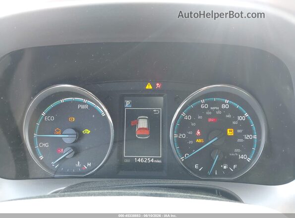 JTMRJREV6GD005977 2016 TOYOTA RAV4 HYBRID Gray Widok tylnych siedzeń