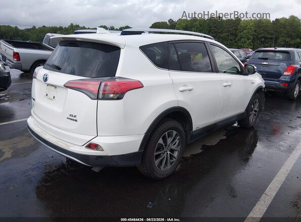 JTMRJREV6GD029681 2016 TOYOTA RAV4 HYBRID White Rear right