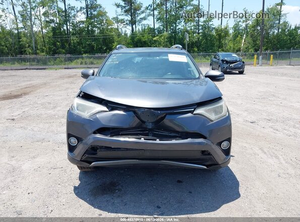 JTMRJREV7GD000514 2016 TOYOTA RAV4 HYBRID Gray Widok zestawu wskaźników