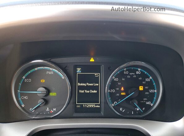 JTMRJREVXGD001186 2016 TOYOTA RAV4 White Vista del cuadro de instrumentos