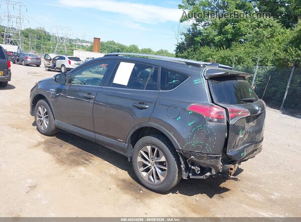 JTMRJREVXHD074477 2017 TOYOTA RAV4 HYBRID Gray Задня ліва чверть