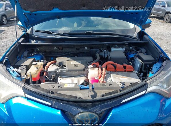 JTMRJREVXHD140364 2017 TOYOTA RAV4 HYBRID Blue Vista trasera