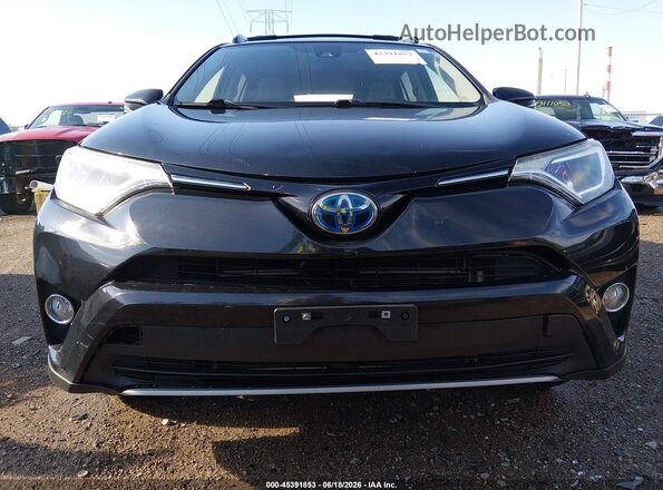 JTMRJREVXJD155436 2018 TOYOTA RAV4 HYBRID Black უკანა სალონის ხედი
