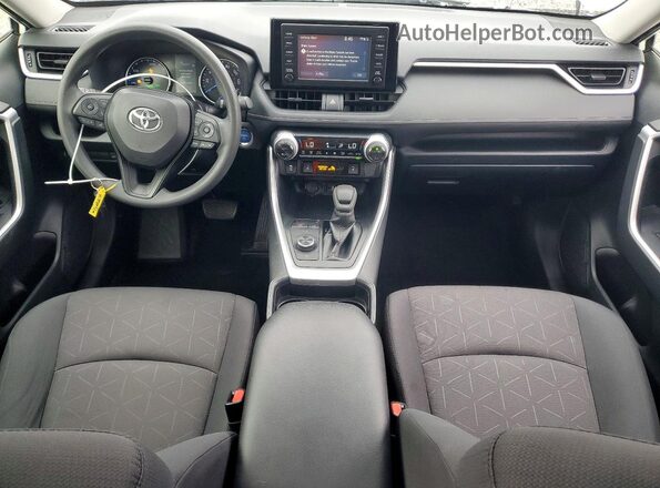 JTMRWRFV1KD012859 2019 TOYOTA RAV4 White Vista del salpicadero