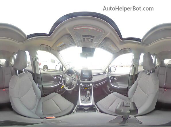 JTMRWRFV1KD012859 2019 TOYOTA RAV4 White Vista interior de 360 grados