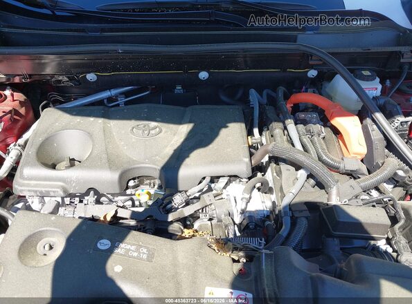 JTMRWRFV1SD339147 2025 TOYOTA RAV4 HYBRID Red Rear view
