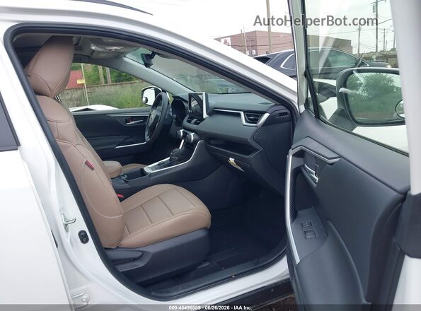 JTMRWRFV1SD342887 2025 TOYOTA RAV4 HYBRID White Widok wnętrza z przodu