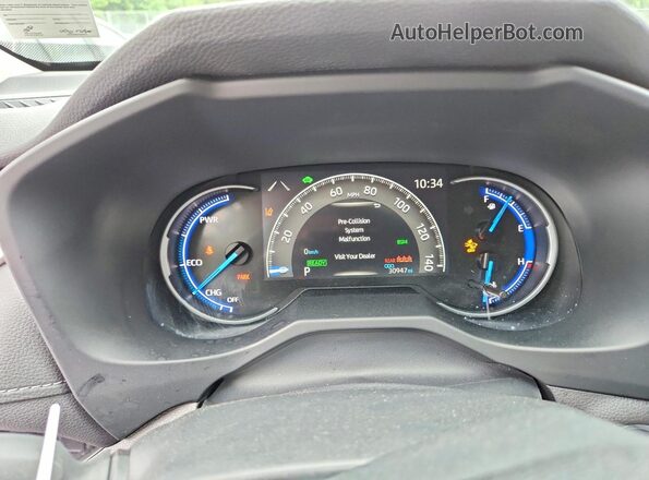 JTMRWRFV1SJ071055 2025 TOYOTA RAV4 Gray Vista del cuadro de instrumentos
