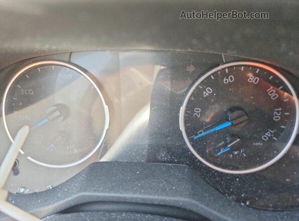 JTMRWRFV2LD067077 2020 TOYOTA RAV4 Blue Instrument cluster view