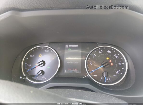 JTMRWRFV3KD038573 2019 TOYOTA RAV4 HYBRID Silver Вид задніх сидінь