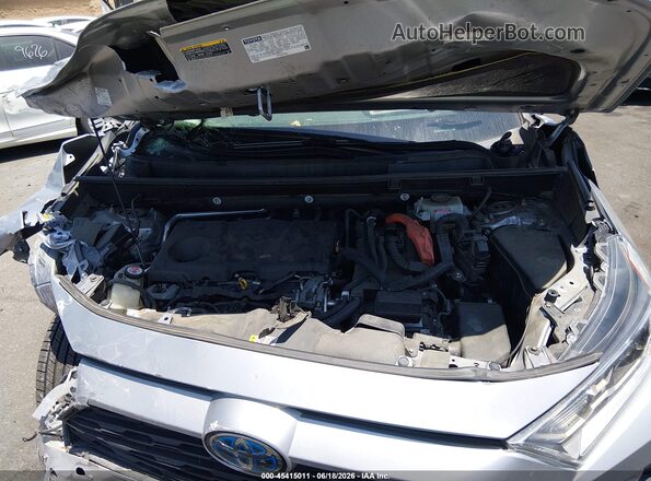 JTMRWRFV3KD038573 2019 TOYOTA RAV4 HYBRID Silver Вид ззаду