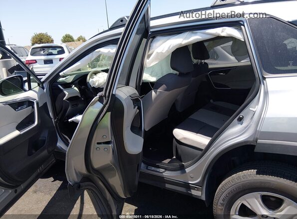 JTMRWRFV3KD038573 2019 TOYOTA RAV4 HYBRID Silver Вид наклейки з VIN-кодом
