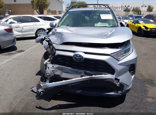 JTMRWRFV3KD038573 2019 TOYOTA RAV4 HYBRID Silver Вид щитка приладів