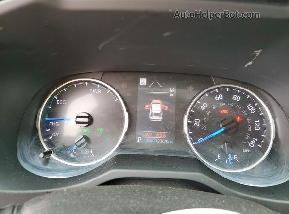 JTMRWRFV4KD014282 2019 TOYOTA RAV4 Gray Widok zestawu wskaźników