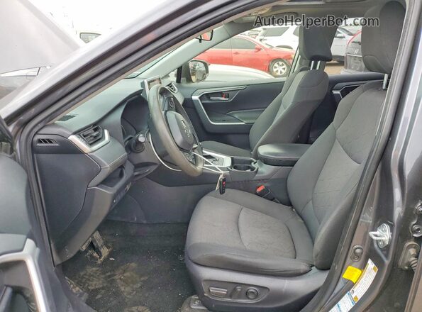 JTMRWRFV4KD014282 2019 TOYOTA RAV4 Gray Widok wnętrza z przodu