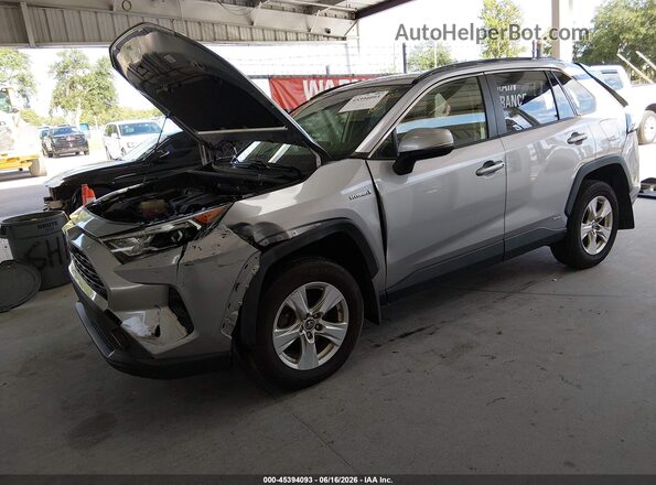 JTMRWRFV4KD016033 2019 TOYOTA RAV4 HYBRID Серебряный Передняя левая четверть