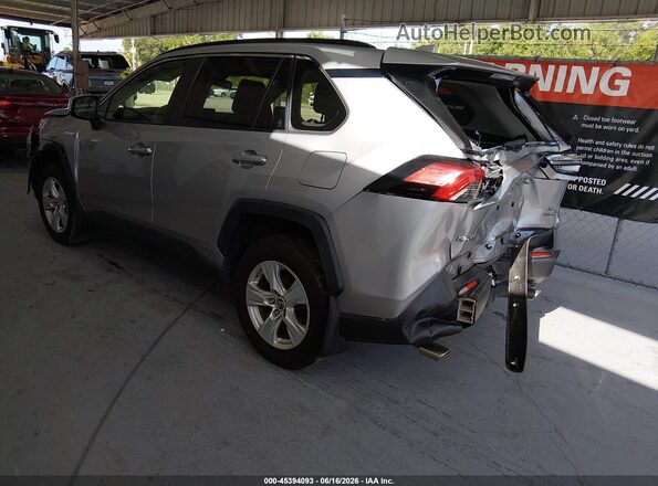 JTMRWRFV4KD016033 2019 TOYOTA RAV4 HYBRID Серебряный Задняя левая четверть