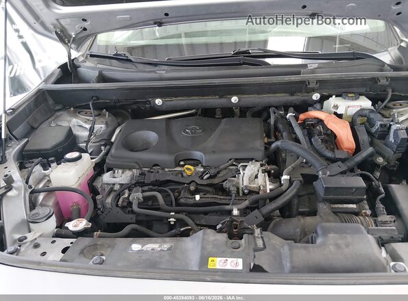 JTMRWRFV4KD016033 2019 TOYOTA RAV4 HYBRID Серебряный Вид сзади