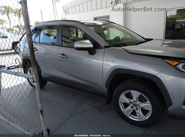JTMRWRFV4KD016033 2019 TOYOTA RAV4 HYBRID Серебряный Вид задней части салона