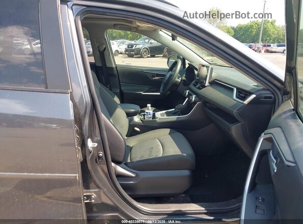 JTMRWRFV4KD030899 2019 TOYOTA RAV4 HYBRID Gray Вид салону спереду