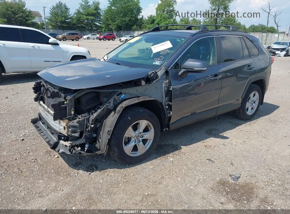 JTMRWRFV4KD030899 2019 TOYOTA RAV4 HYBRID Gray Передня ліва чверть