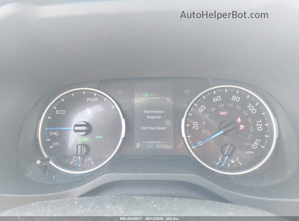 JTMRWRFV4KD030899 2019 TOYOTA RAV4 HYBRID Gray Вид задніх сидінь
