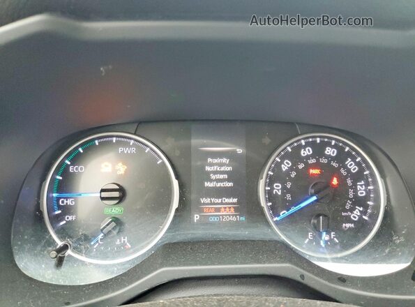 JTMRWRFV5LD068207 2020 TOYOTA RAV4 Green Instrument cluster view