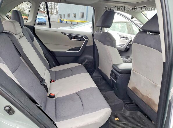 JTMRWRFV5LD068207 2020 TOYOTA RAV4 Green Rear seats view