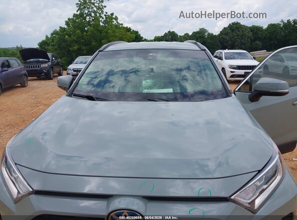 JTMRWRFV5MD101255 2021 TOYOTA RAV4 HYBRID Gray Front view