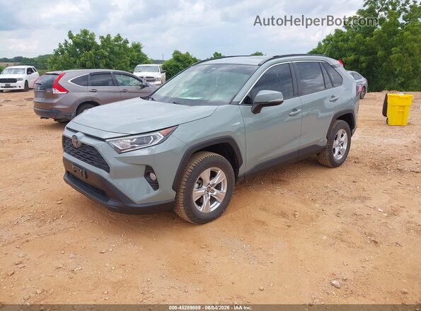 JTMRWRFV5MD101255 2021 TOYOTA RAV4 HYBRID Gray Front left
