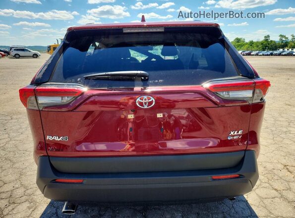 JTMRWRFV6SD314504 2025 TOYOTA RAV4 Red Հետևի տեսք