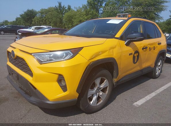 JTMRWRFV7KD012302 2019 TOYOTA RAV4 HYBRID Yellow Front left