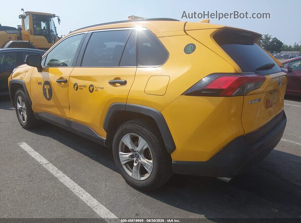JTMRWRFV7KD012302 2019 TOYOTA RAV4 HYBRID Yellow Rear left