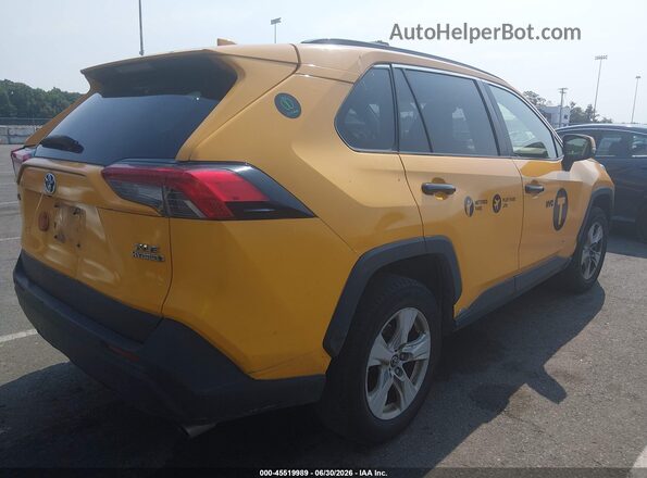 JTMRWRFV7KD012302 2019 TOYOTA RAV4 HYBRID Yellow Rear right