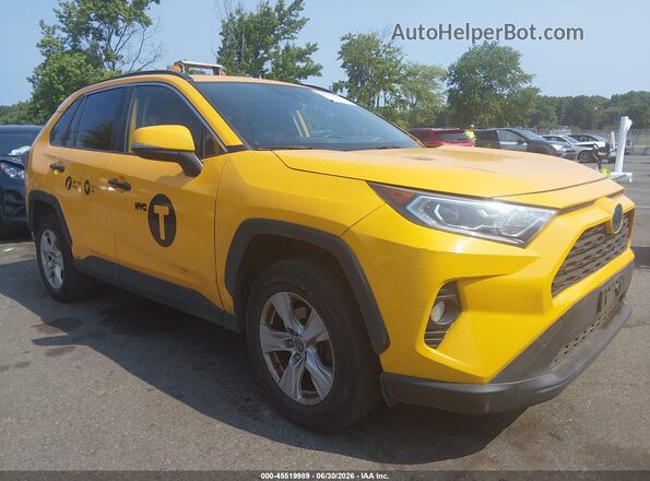 JTMRWRFV7KD012302 2019 TOYOTA RAV4 HYBRID Yellow 