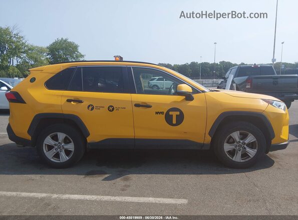 JTMRWRFV7KD012302 2019 TOYOTA RAV4 HYBRID Yellow Rear interior view