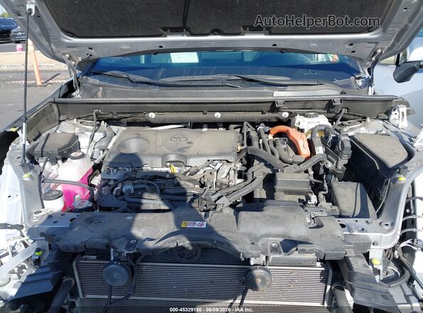 JTMRWRFV8MD135741 2021 TOYOTA RAV4 HYBRID Silver Widok z tyłu