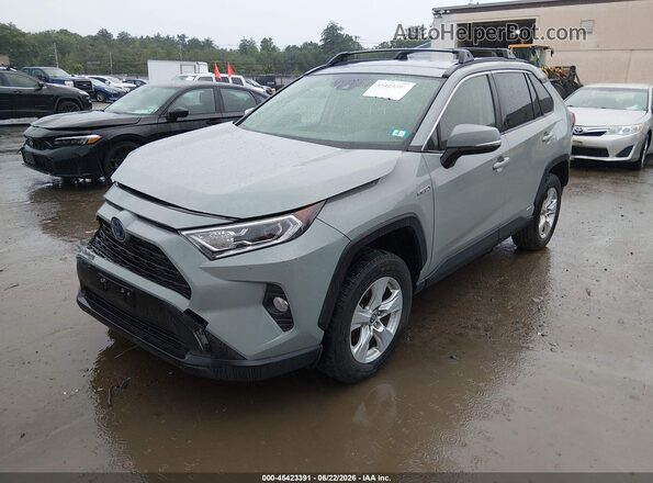 JTMRWRFV9LJ049502 2020 TOYOTA RAV4 HYBRID Turquoise Առջևի ձախ երեք քառորդ տեսարան