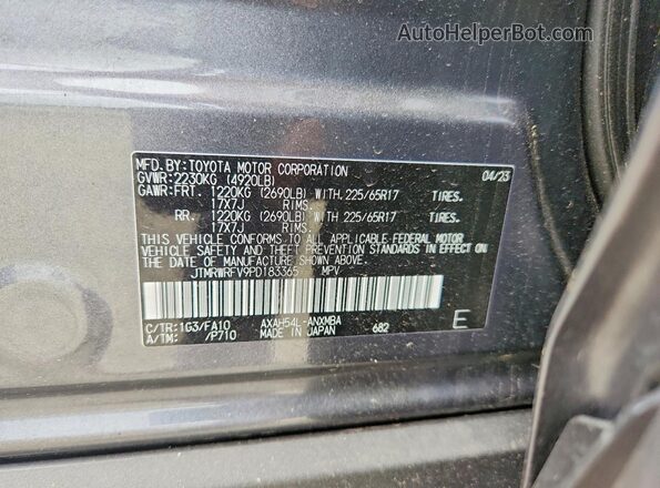 JTMRWRFV9PD183365 2026 TOYOTA RAV4 Gray 