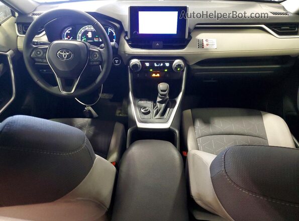 JTMRWRFV9SD308809 2025 TOYOTA RAV4 White Widok deski rozdzielczej