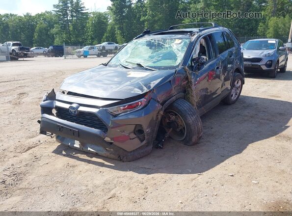 JTMRWRFVXKD500045 2019 TOYOTA RAV4 HYBRID Gray Передня ліва чверть