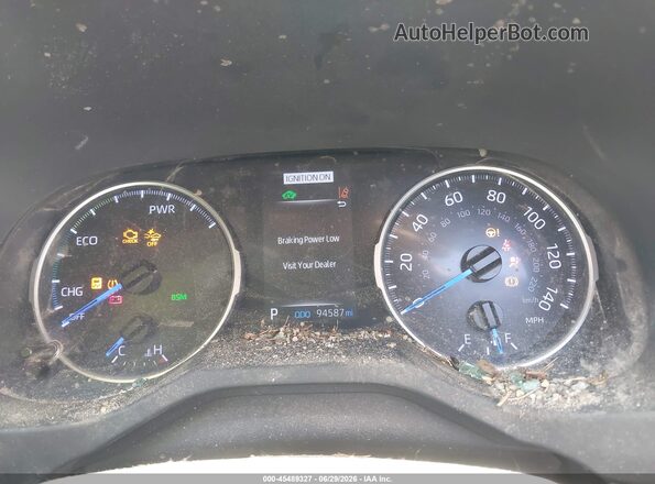 JTMRWRFVXKD500045 2019 TOYOTA RAV4 HYBRID Gray Вид задніх сидінь