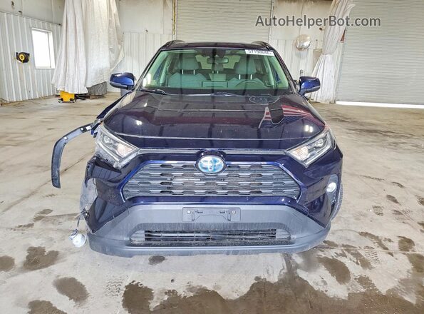 JTMRWRFVXKD513488 2019 TOYOTA RAV4 Blue Դիմացի տեսք