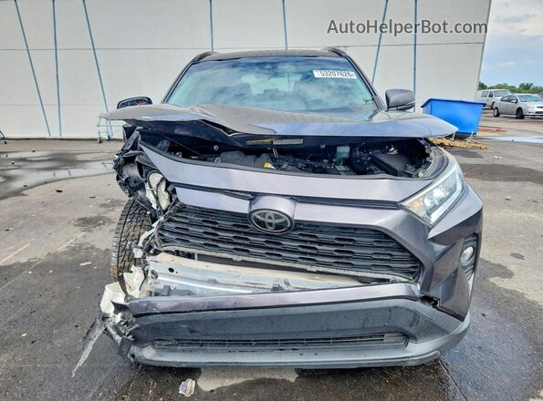 JTMW1RFV0KJ001824 2019 TOYOTA RAV4 Gray Widok z przodu